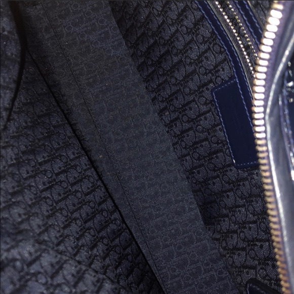 Authentic Lady Dior Large Blue Patent - Picture 3 of 8